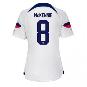 Damen Fußballbekleidung Vereinigte Staaten Weston McKennie #8 Heimtrikot WM 2022 Kurzarm
